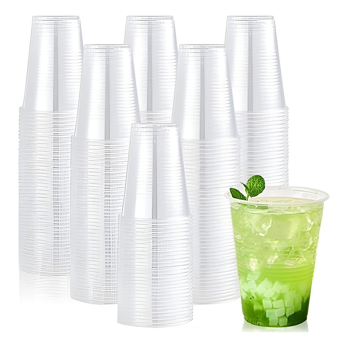 PASTELERIUSCL - X200 Vasos Plasticos Desechables Vasos Plasticos Vaso Vasos Desechables Para Bebidas Plásticos 200ml
