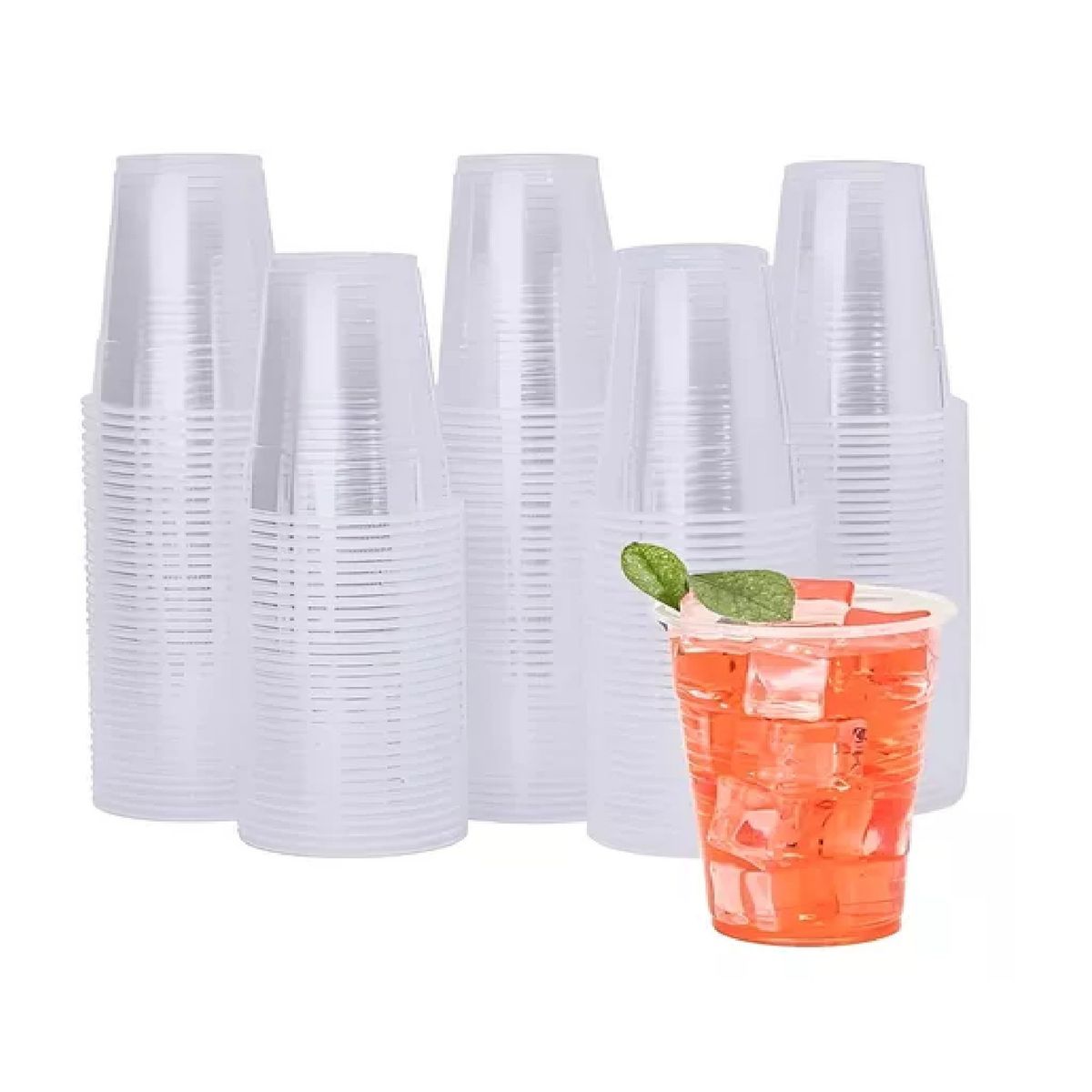 PASTELERIUSCL - X300 Vasos Plasticos Desechables Vasos Plasticos Vaso Vasos Desechables Para Bebidas Plásticos 200ml