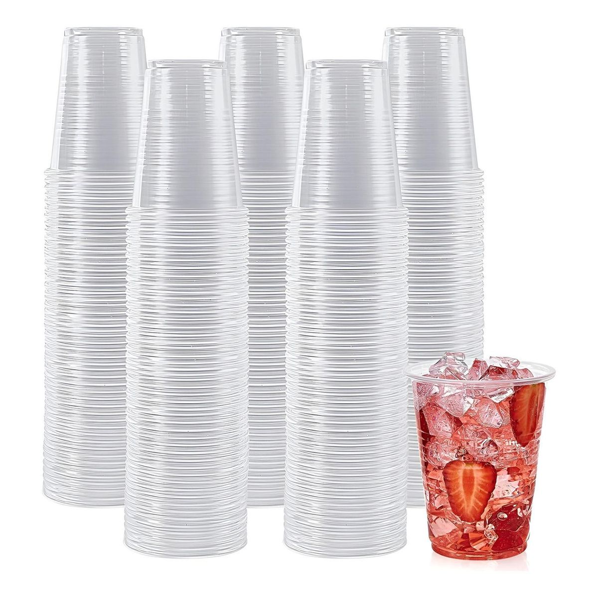 PASTELERIUSCL - X400 Vasos Plasticos Desechables Vasos Plasticos Vaso Vasos Desechables Para Bebidas Plásticos 200ml