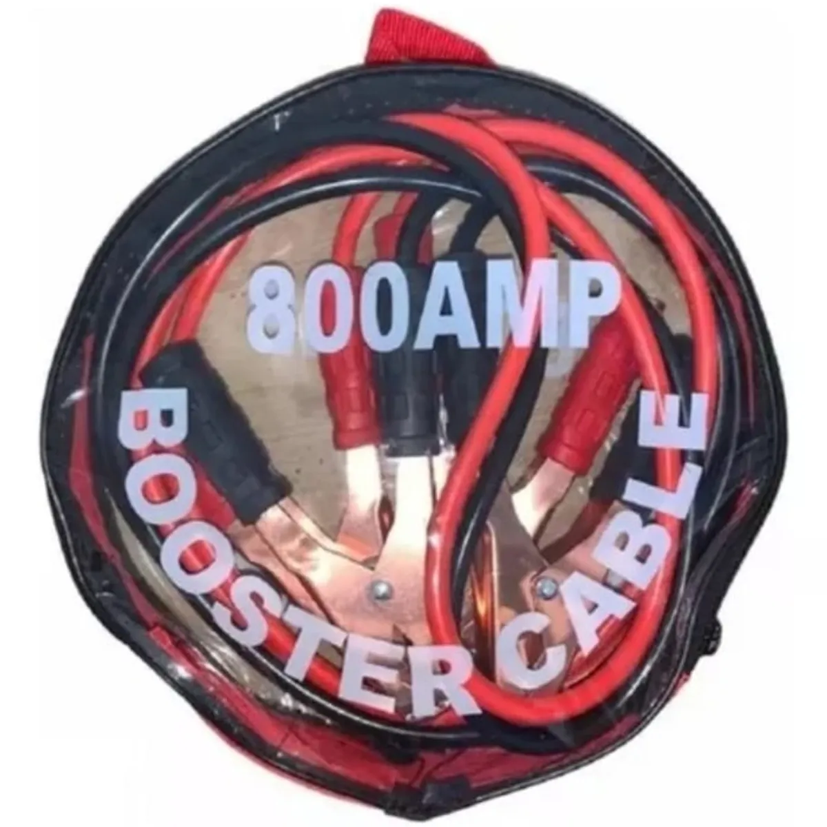 GENERICO - Cable Puente Bateria Auto Arranque 800 Amp Negro / rojo