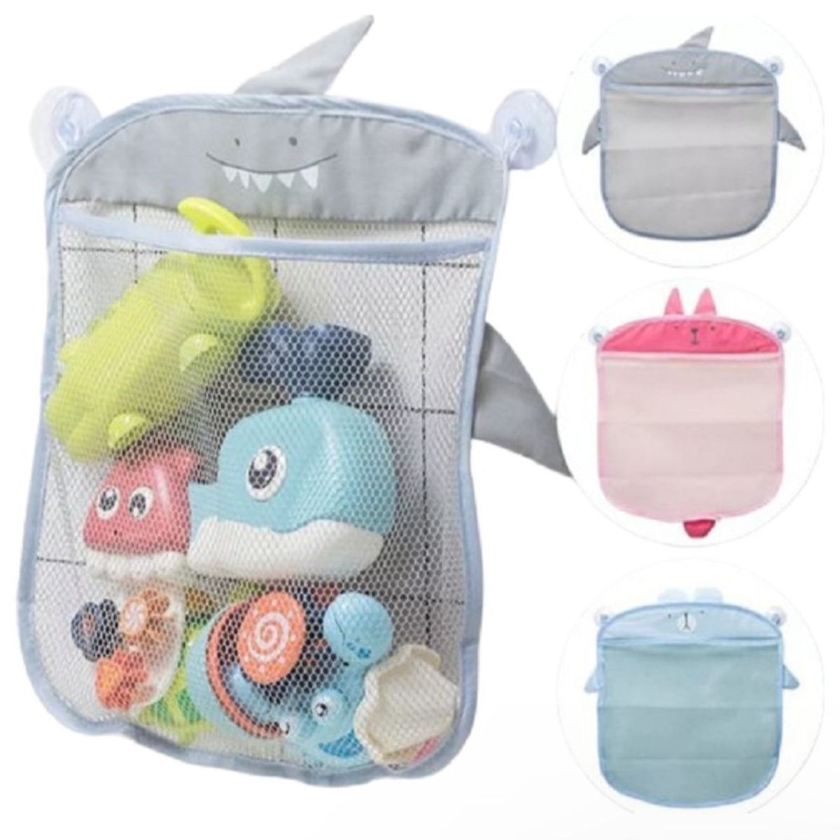 GENERICO - Bolsa Malla Organizadora Guardar Juguetes Baño Tina Bebé