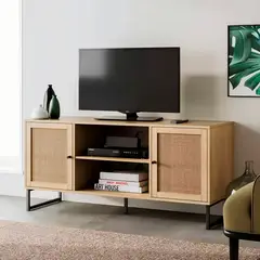 GENERICO - Rack de TV o Buffet Rattan Rustico Dos Puertas