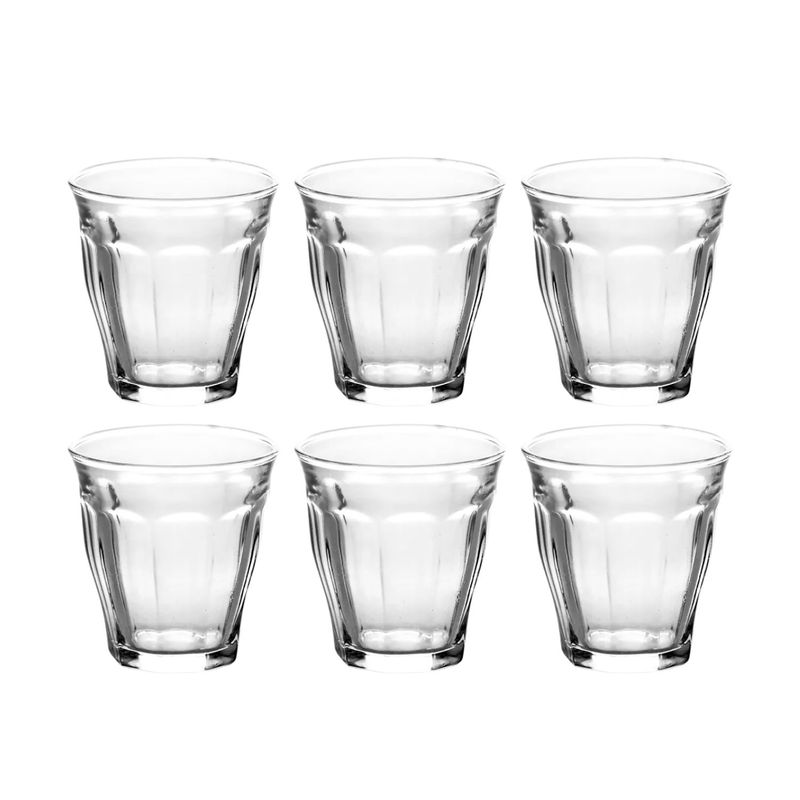 GENERICO - Set de 6 Vasos de Vidrio para Licores, Shots y Degustaciones