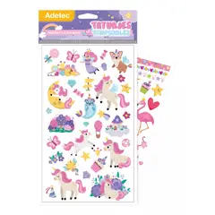 ADETEC - Tatuajes Temporales Infantil Niños Y Niñas Duración +3-5 D