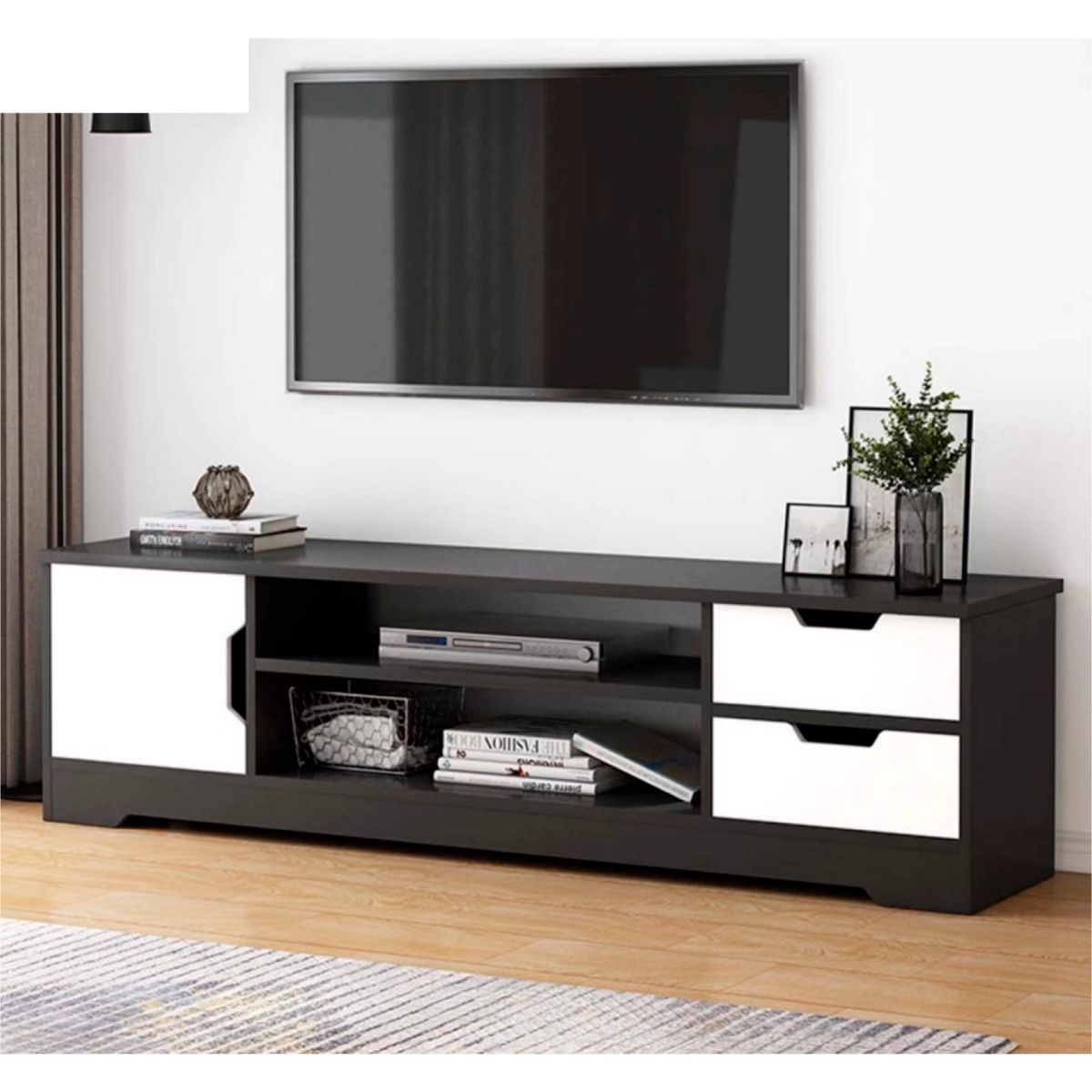 GENERICO - Rack de TV o Buffet con Cajones Night Black
