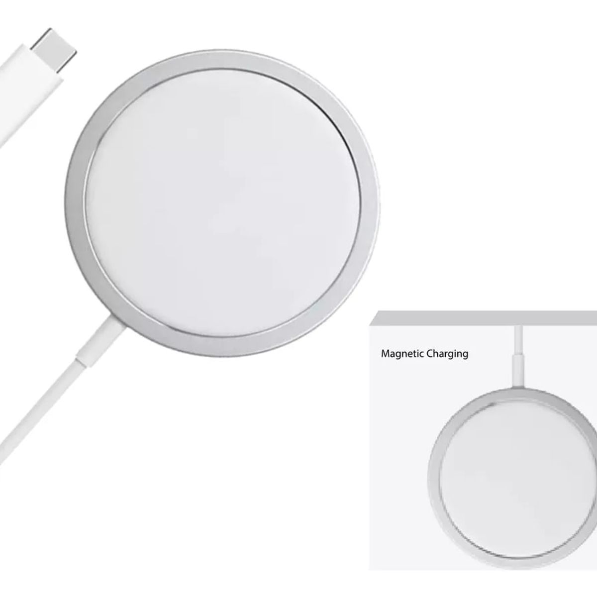 MOTOMO - Cargador Magnético Carga Rápida Con Conexión Tipo C 15 W