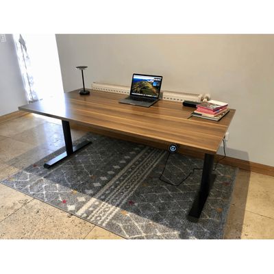 Imagen 2 del producto Escritorio Eléctrico Elevable Ascend Elite 140 cm con controlador LCD y Doble Motor - Café y Negro