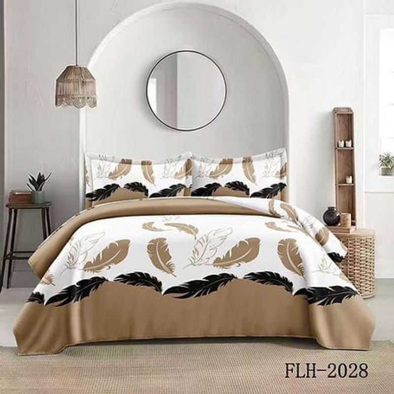 GENERICO - cubrecamas quilt verano liso 2p diseño