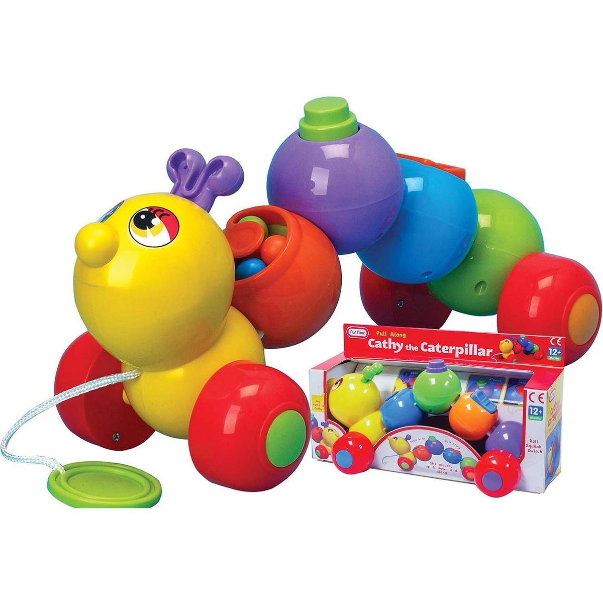 OEM - Juego de Arrastre Cathy la oruga Fun Time