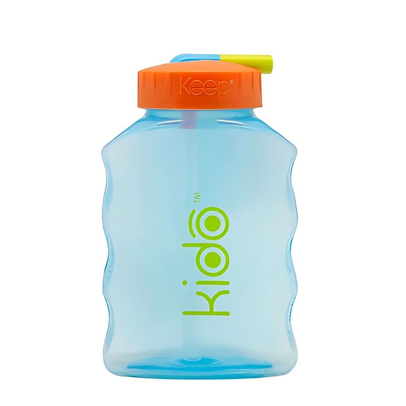 KEEP - Botella Toma Jugo Niños Bombilla Kido Color Azul - SC
