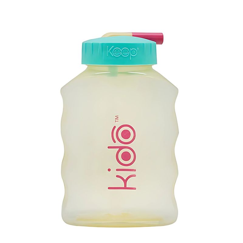 KEEP - Botella Toma Jugo Niños Bombilla Kido Color Amarillo - SC