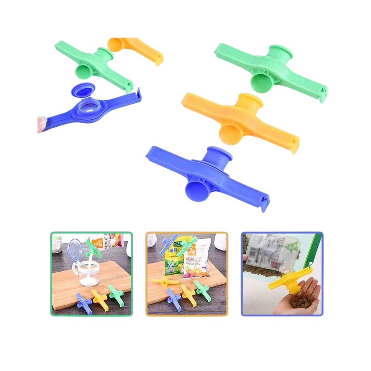 GENERICO - Clip De Sellado Para Bolsas De Alimentos