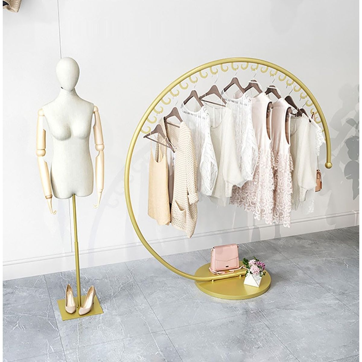 MP - Perchero Colgador Organizador Exhibidor Ropa Circular