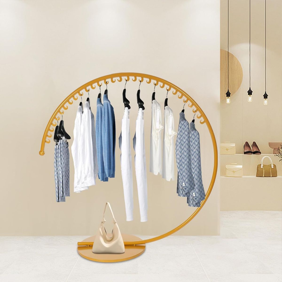 MP - Perchero Colgador Organizador Exhibidor Ropa Circular