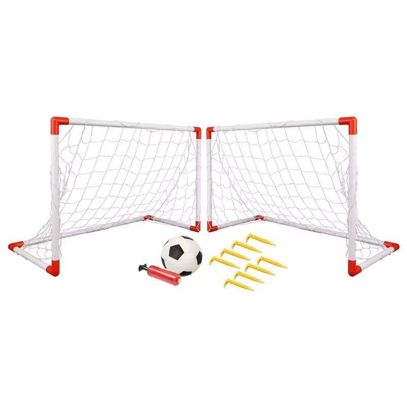 GAME POWER - Set De 2 Arcos De Futbol Con Pelota 85x60x42 Cm Gamepower