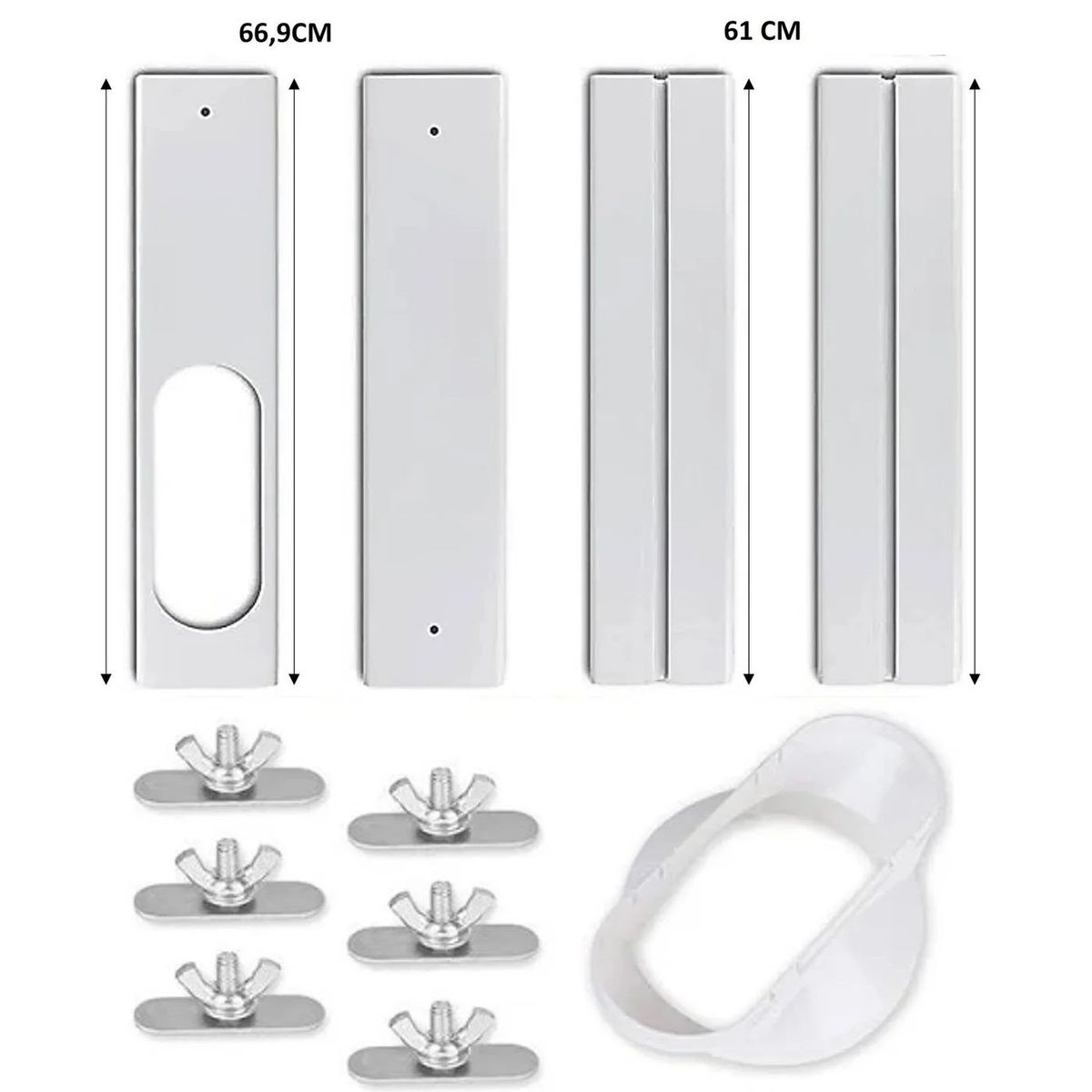 GENERICO - Kit Instalación Aire Acondicionado Portátil  2.2 m