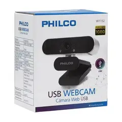 PHILCO - Webcam Cámara Web W1152 Full Hd 1080p Usb