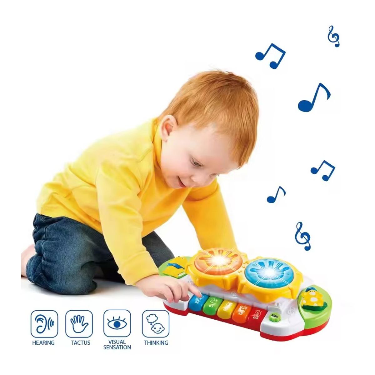 JOLLY - Piano Interactivo Musical Con Luz Y Sonido
