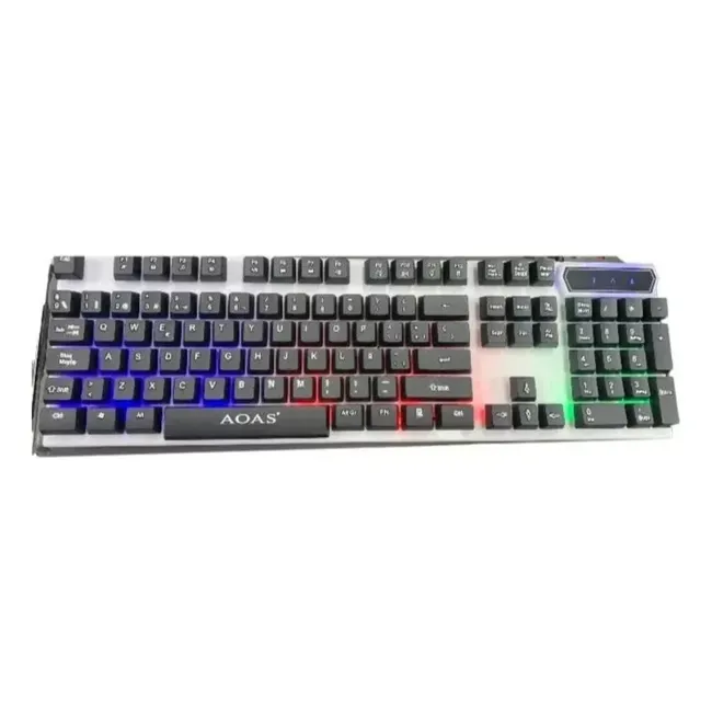 AOC - Teclado Y Mouse Gamer Con Cable Retroiluminado RGB Usb m-350