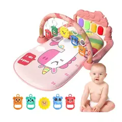 HUANGER - Gimnasio Piano Musical Interactivo Unicornio Rosado