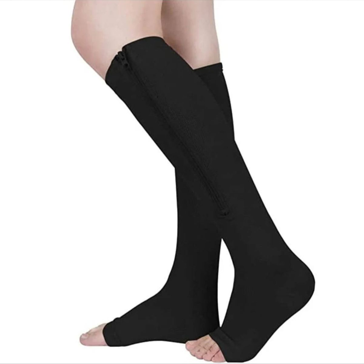 GENERICO - Calcetines de Compresión Alivia Varices Y Circulación SM 35-39 Negro