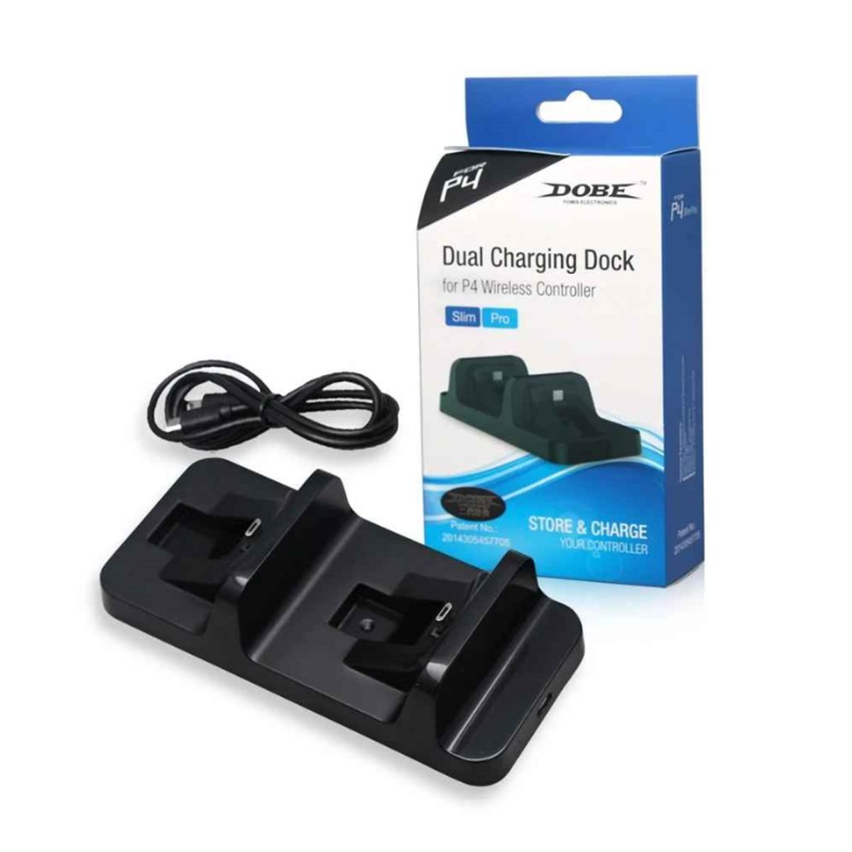 GENERICO - Base de carga para mando de PS4 Slim Pro