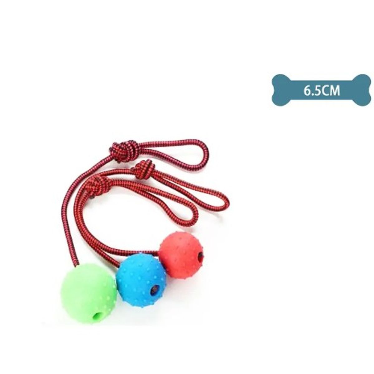 GENERICO - Juguete Pelota De Goma Con Cuerda 65Cm Color Aleatorio