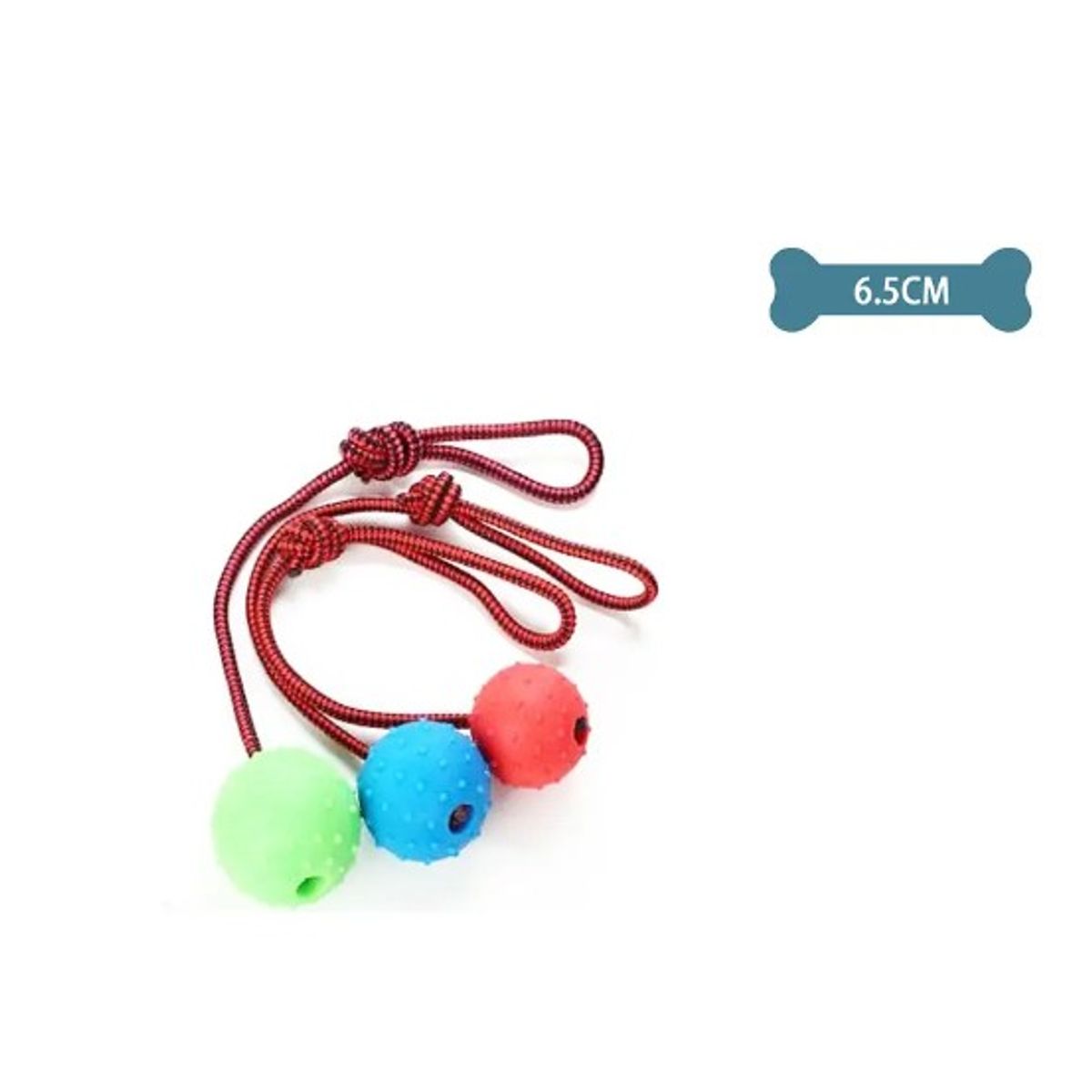 GENERICO - Juguete Pelota De Goma Con Cuerda 65Cm Color Aleatorio