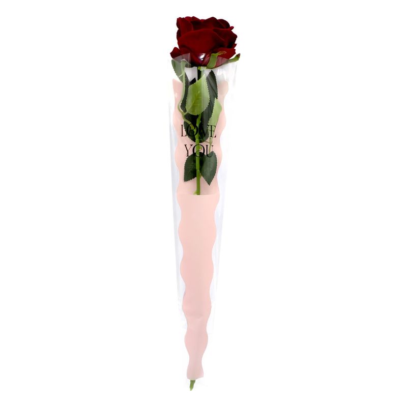 GENERICO - ENVOLTORIO ROSAS LOVE YOU ROSADO X50UNI