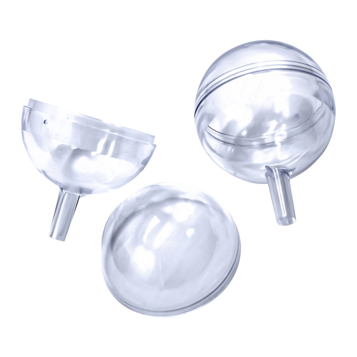 GENERICO - CAPSULA PLASTICO 4CM CHOCOLATE X100UNI