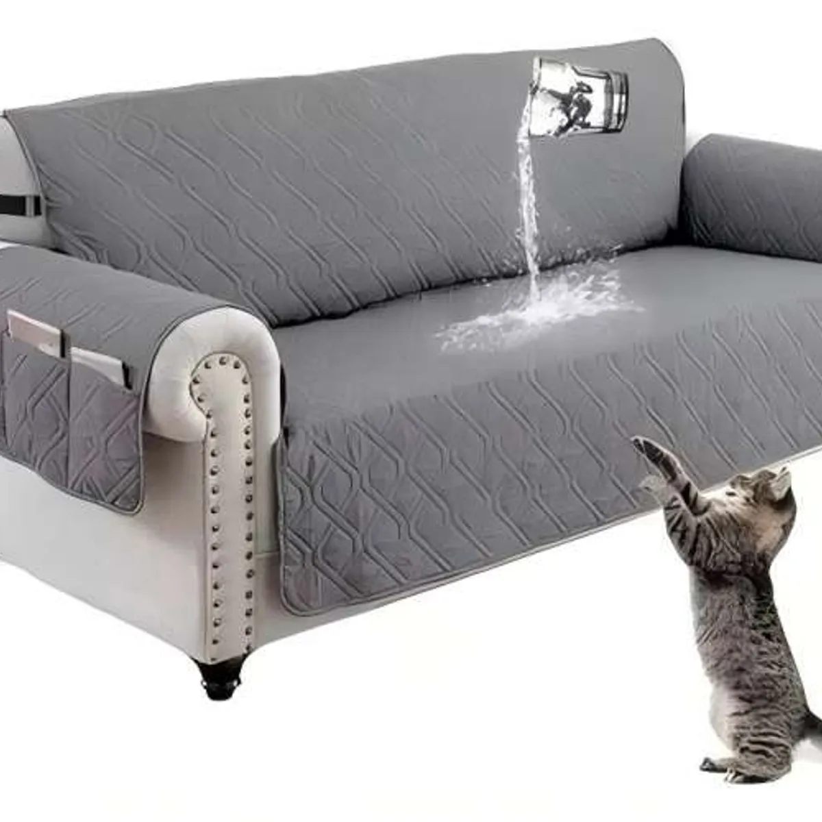 MUNDO MAGIA - Funda 3 Plazas Cubre Sofá 3 Cuerpo Protectora Mascotas