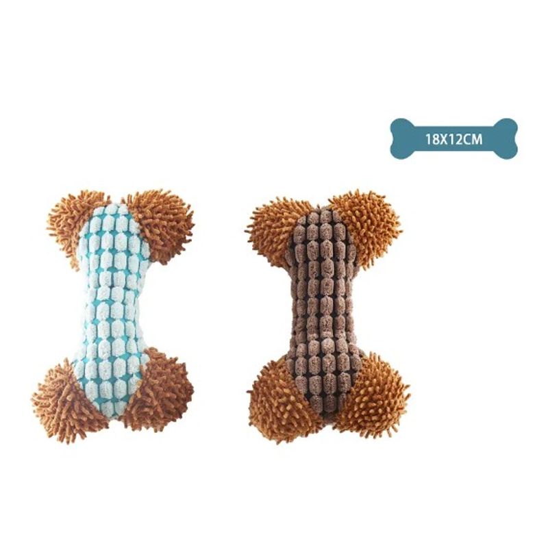 GENERICO - Juguete Peluche De Hueso Para Perro 1812Cm Color Aleatorio