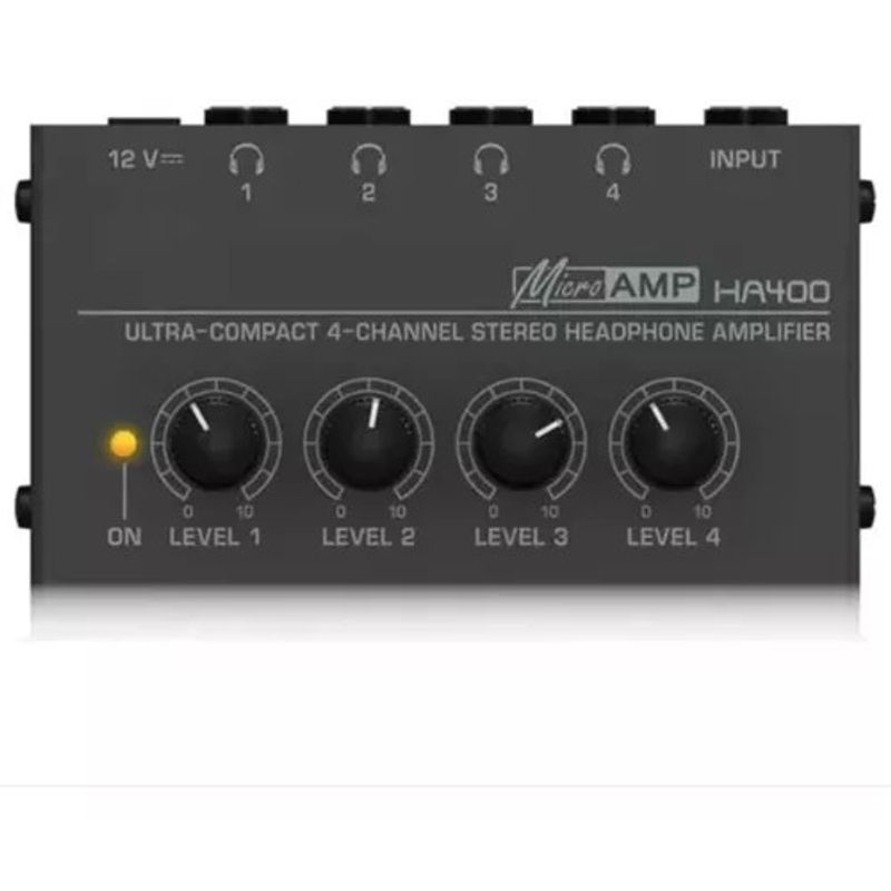 MUNDO MAGIA - Amplificador Audífonos Compacto Ha400 De 4 Canales