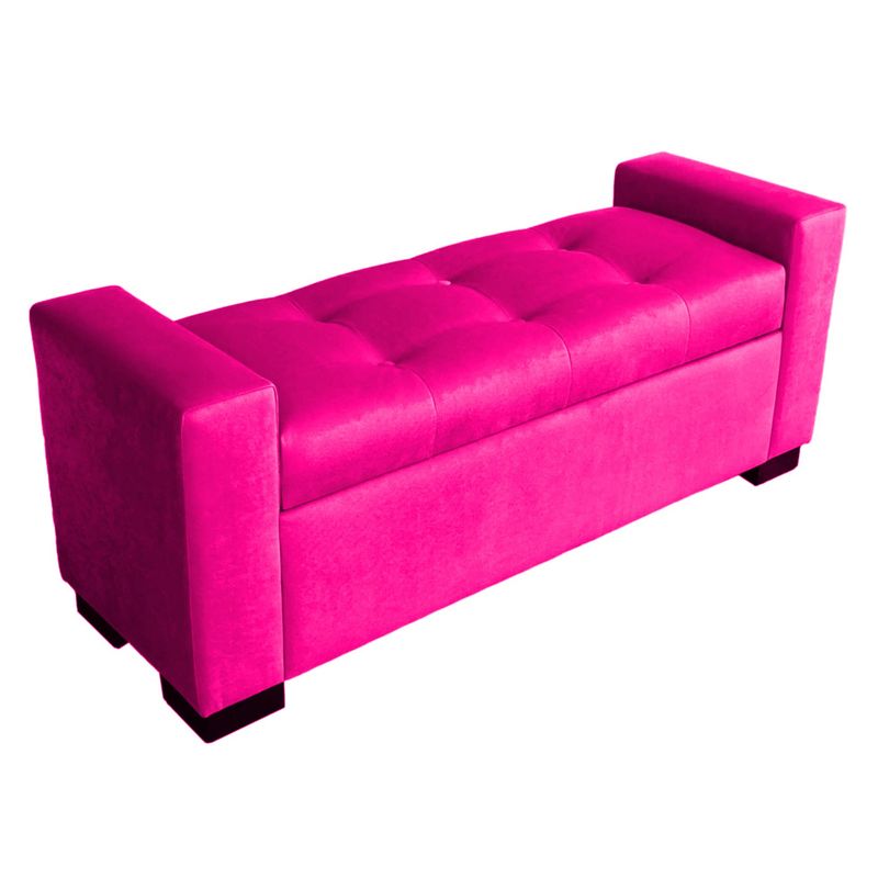 GENERICO - Banqueta Baúl Meyer Color Fucsia