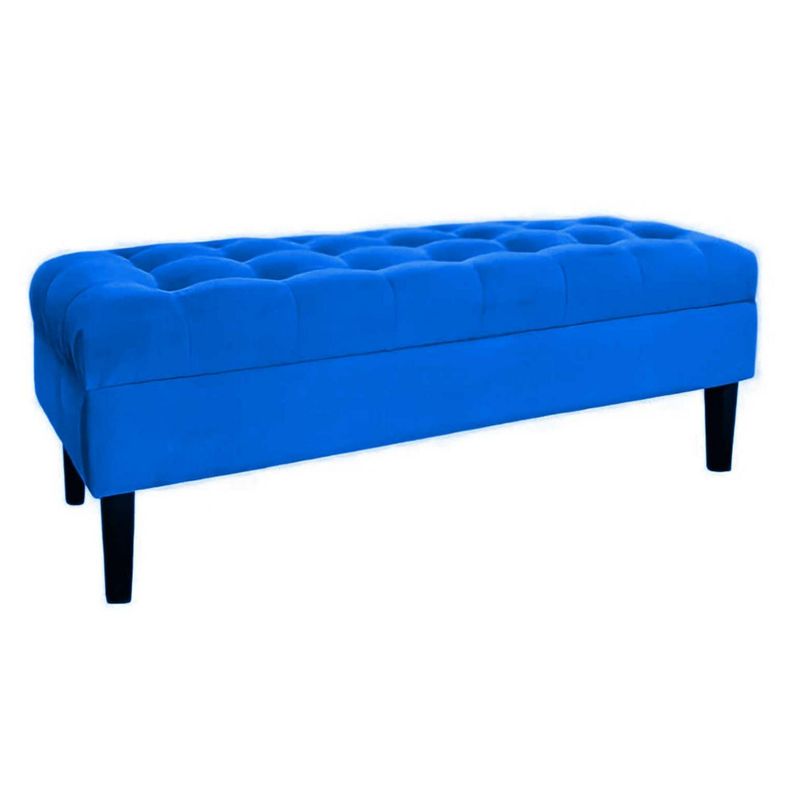 GENERICO - Banqueta Baúl Portofino Color Azul Rey