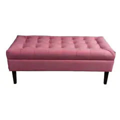 GENERICO - Banqueta Baúl Portofino Color Palo Rosa