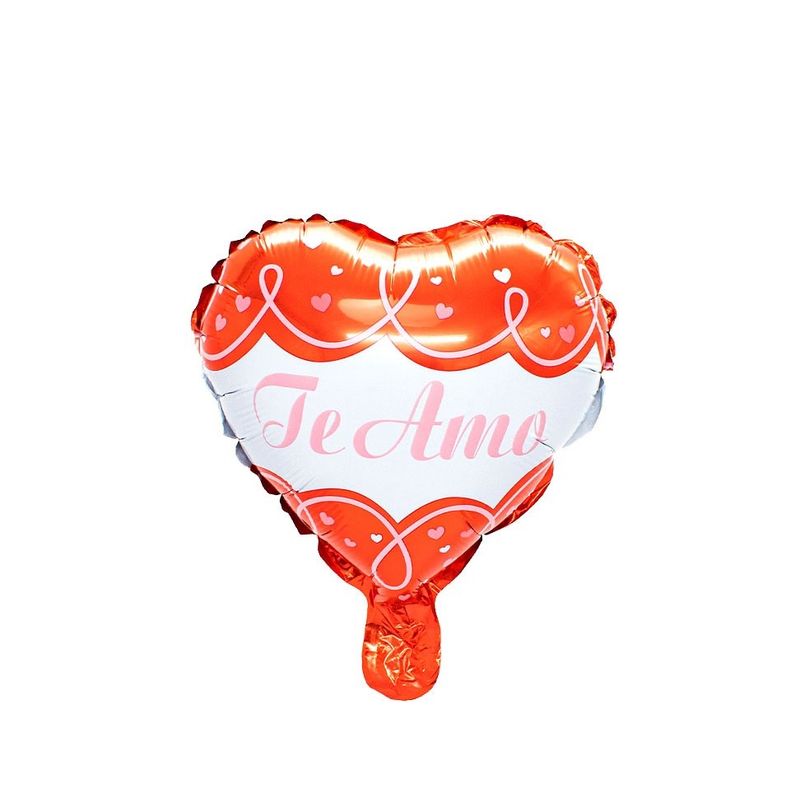 GENERICO - GLOBO METALICO 10 TE AMO BLONDAS 25CM X50 UNI