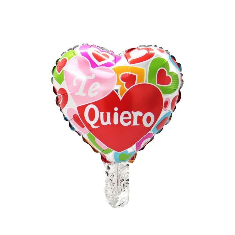 GENERICO - GLOBO METALICO 10 TE QUIERO X50 UNI