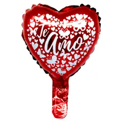 GENERICO - GLOBO METALICO 10 TE AMO HEARTS X50UNI