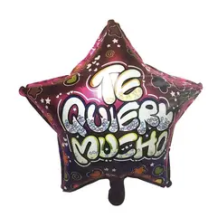 GENERICO - GLOBO METALICO 18 ESTRELLA T.Q.M X5O UNI