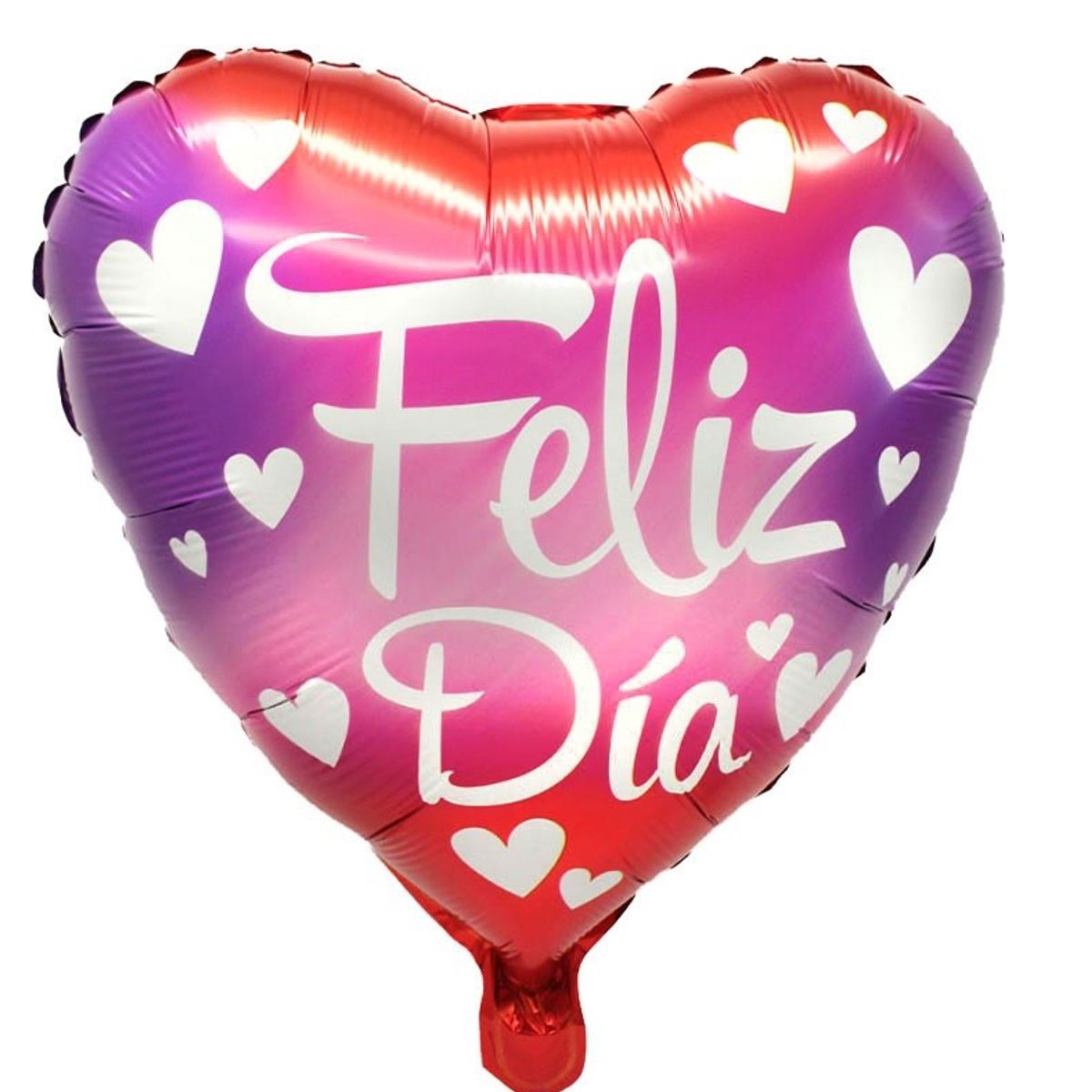 GENERICO - GLOBO METALICO 18 FELIZ DIA CORAZONES X50 UNI