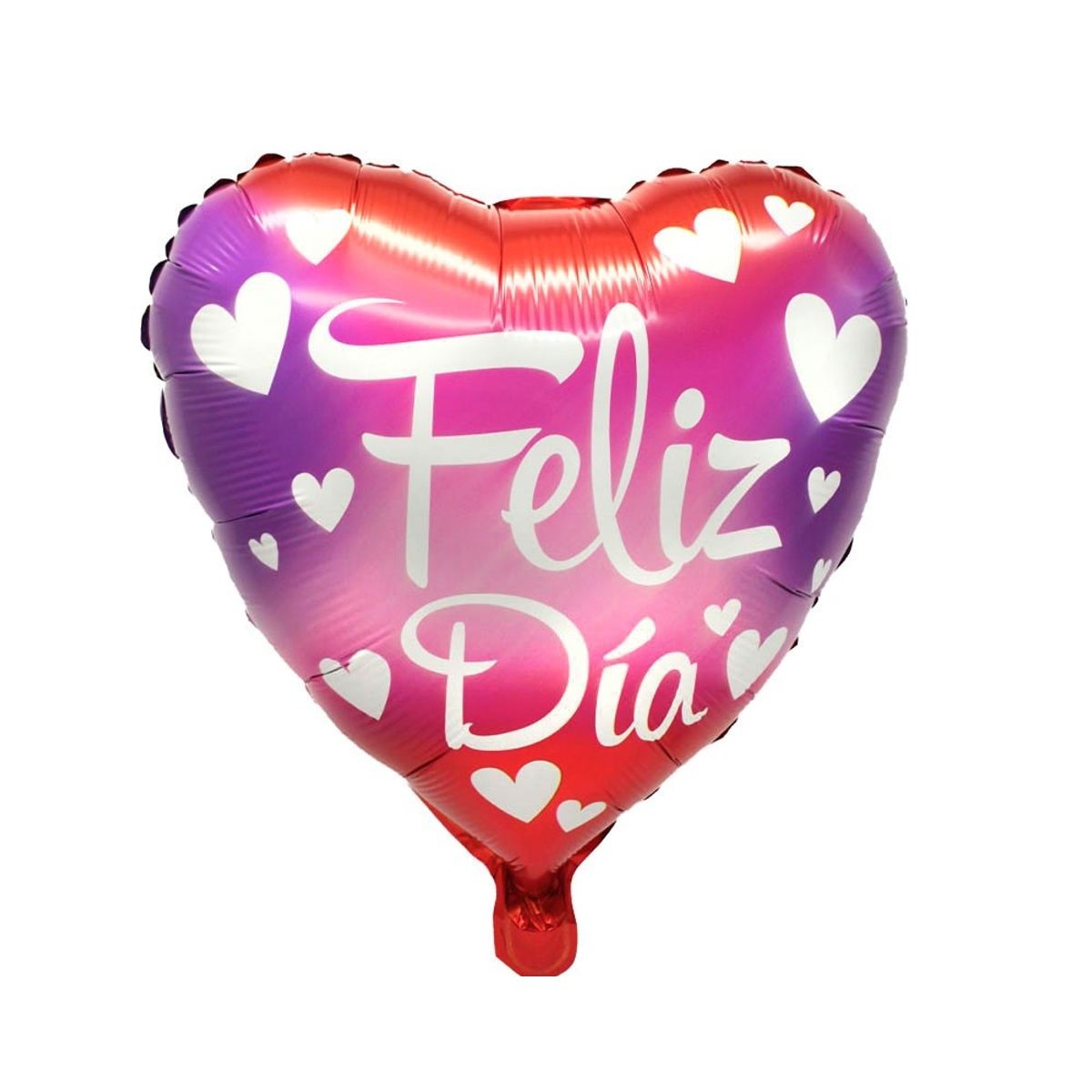 GENERICO - GLOBO METALICO 18 FELIZ DIA CORAZONES X50 UNI