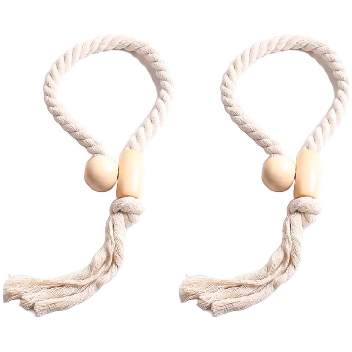 GENERICO - Pack de 02 Sujetadores - Abrazaderas Magneticas para Cortinas mod02