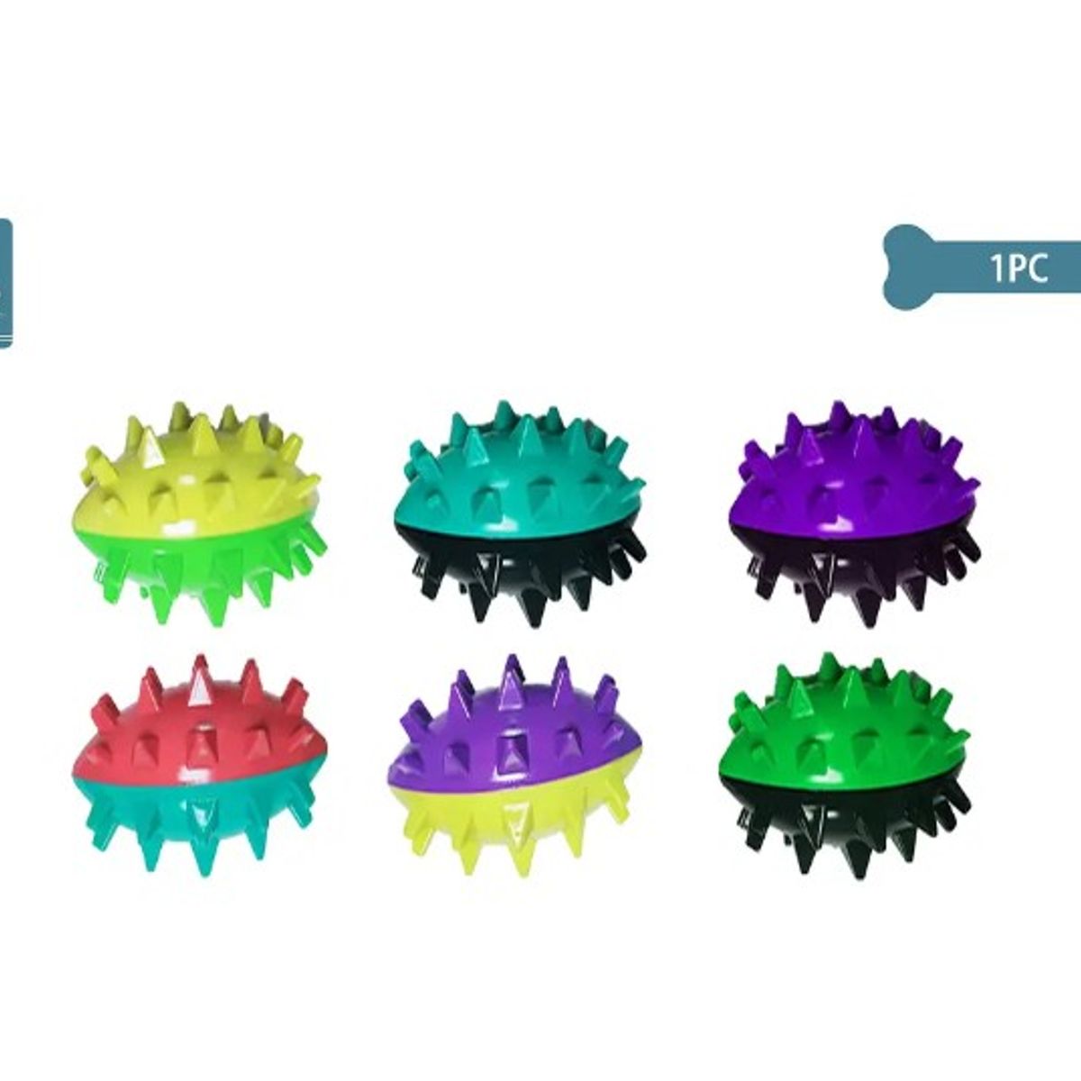 GENERICO - Juguete De Pelota Con Púas Para Perro Color Aleatorio