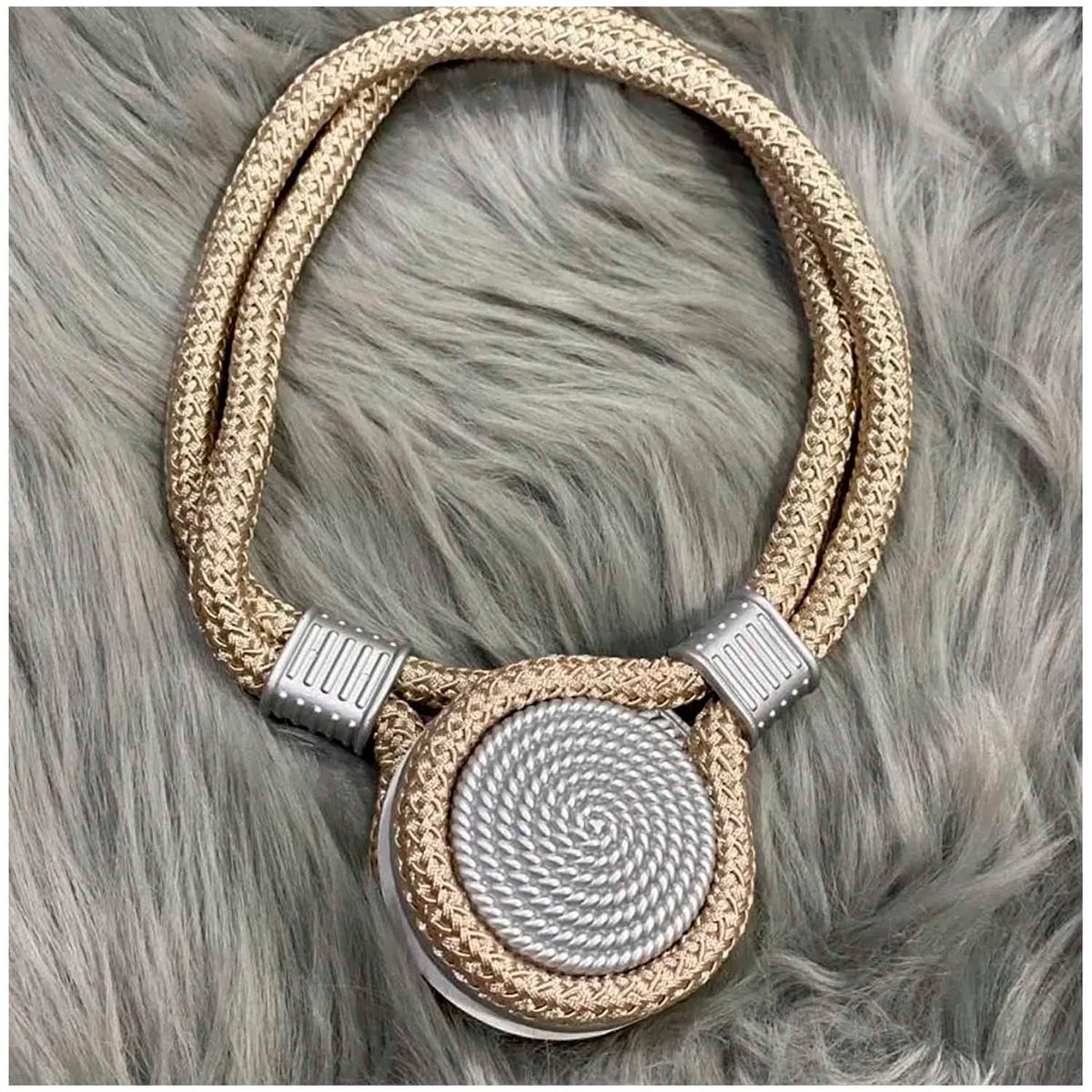 GENERICO - Pack de 02 Sujetadores - Abrazaderas Magneticas para Cortinas mod20