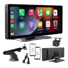 MUNDO MAGIA - Estéreo Inalámbrico Para Coche 10 Carplay Android Auto