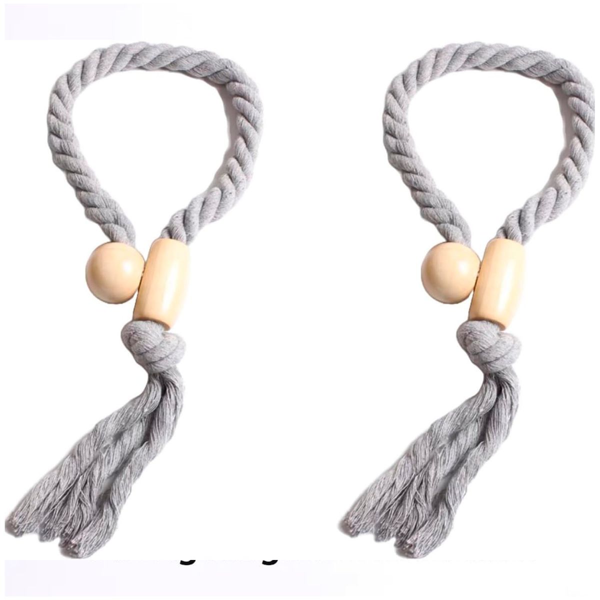 GENERICO - Pack de 02 Sujetadores - Abrazaderas Magneticas para Cortinas mod03