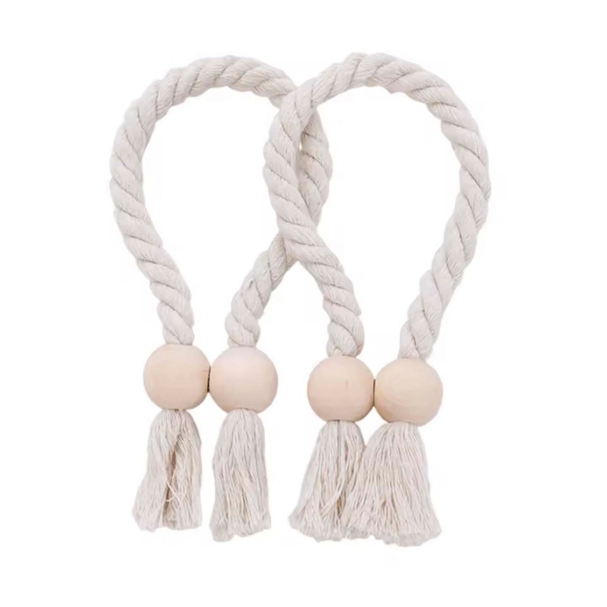 GENERICO - Pack de 02 Sujetadores - Abrazaderas Magneticas para Cortinas mod14