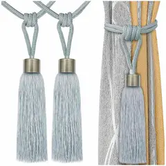 GENERICO - Pack de 02 Sujetadores - Abrazaderas para Cortinas mod05