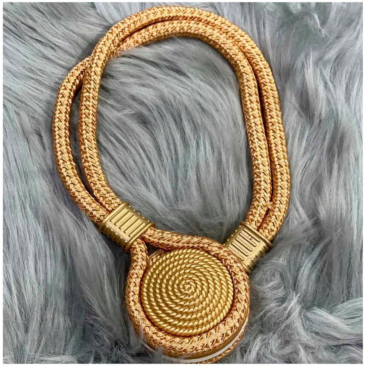 GENERICO - Pack de 02 Sujetadores - Abrazaderas Magneticas para Cortinas mod19